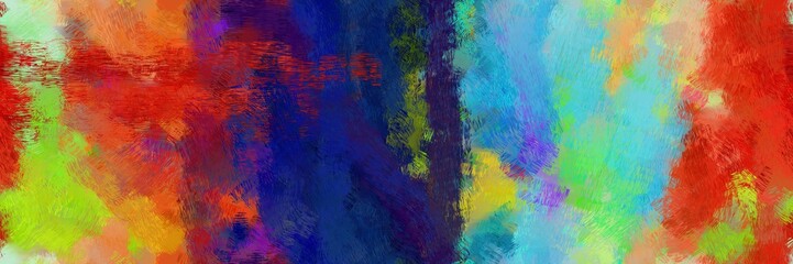 abstract illustration painted brush with coffee, firebrick and midnight blue color