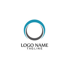 Circle logo and symbol vector icon template app