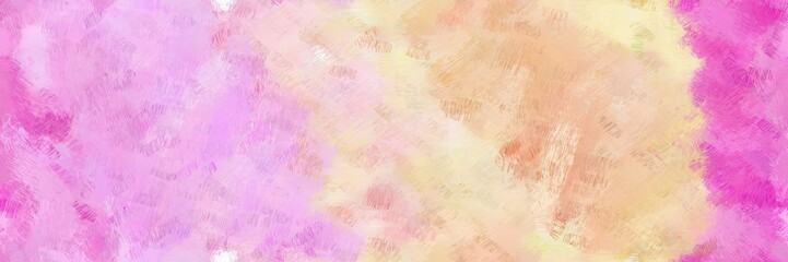 creative design drawing with baby pink, orchid and burly wood color