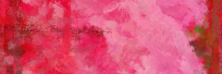 Obraz premium seamless pattern illustration paint brushed with mulberry , pale violet red and firebrick color