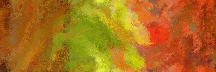 horizontal illustration painting with brown, golden rod and coffee color