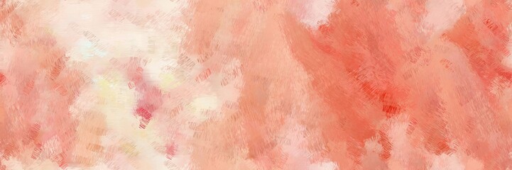 Fototapeta premium artwork illustration painted brush with dark salmon, burly wood and antique white color