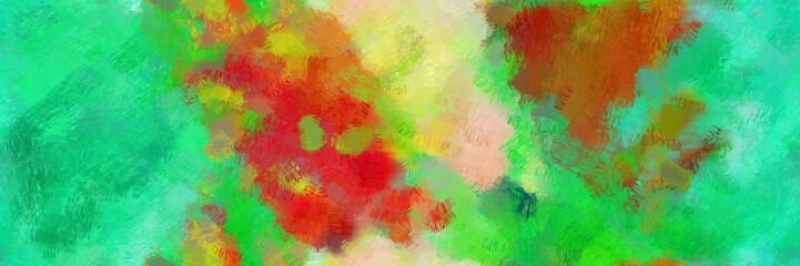 stylish illustration painting with medium sea green, dark khaki and saddle brown color