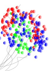 abstract color background with dot color