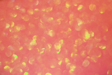 Coral abstract bokeh.