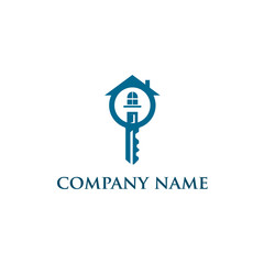 Real estate / key logo template vector icon illustratrion