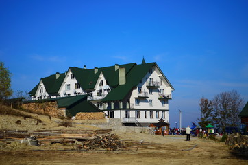 A new house in a rural area