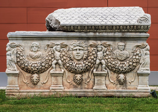 The Sarcophagus From The Hellenistic Period, Ephesus, Selcuk, Izmir