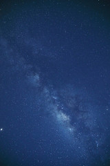 Milky Way stars photographed with astronomical telescope. My astronomy work.