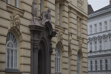 Classic architecture in the downtown of Vienna