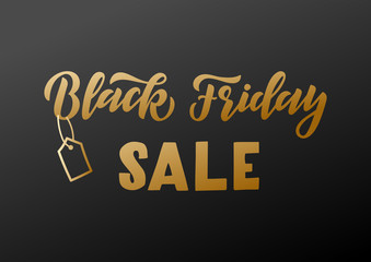 Black friday sale hand drawn lettering