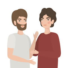 Cute men cartoons drawing vector design