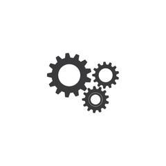gear icon logo vector icon