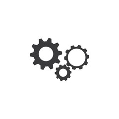 gear icon logo vector icon