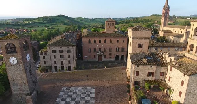 castelvetro di modena medieval town in Italy