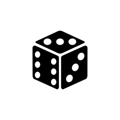 dice icon vector design symbol
