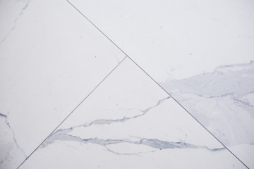 large-format tile with marble print