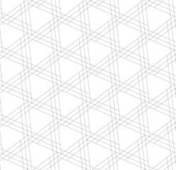 Fototapeta premium Abstract geometric seamless linear pattern.
