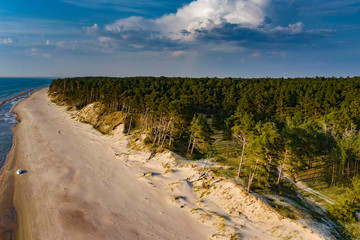 Baltic sea coast at Bernati, Latvia.