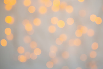 Obraz premium abstract golden bokeh light festive holiday background