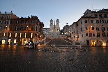 Naklejka na ściany i meble Piazza di Spagna Roma