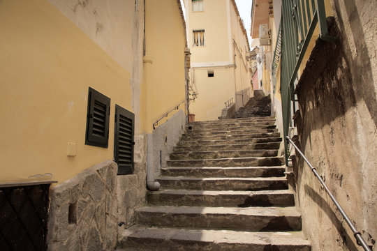 venturing out on the steets of positano