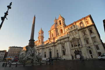 Fototapeta na wymiar Piazza Navona Roma