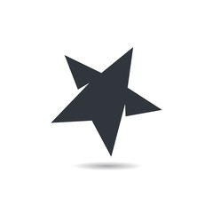 Star logo vector icon