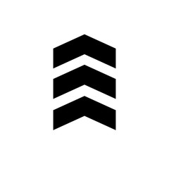chevron icon vector design symbol