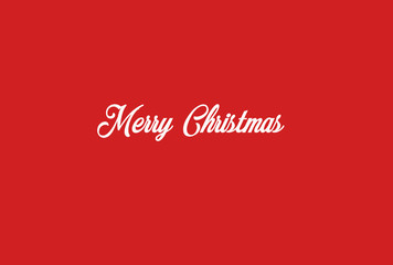 merry christmas text on red background