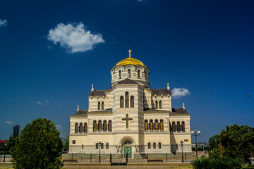 Fototapeta na wymiar St. Vladimir`s Cathedral Tauric Chersonesos.