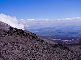 View from Etna on Sycily