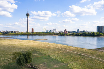 Rheinufer in Düsseldorf - Germany