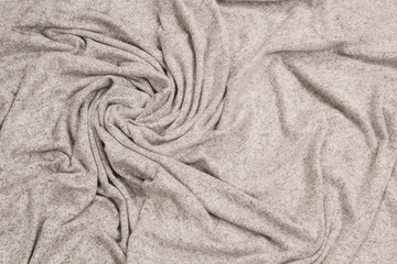 Fototapeta na wymiar The fabric is cotton. Cotton fabric texture. Fabric drape