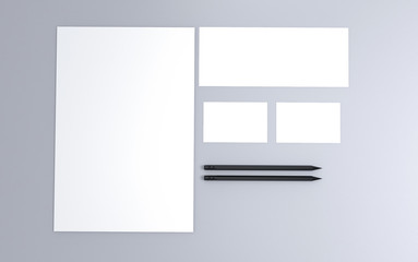 corporate identity mock up branding