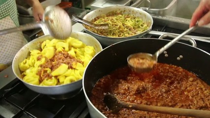 italian cuisine typical emiliani restaurants tortellini pasta first courses italy