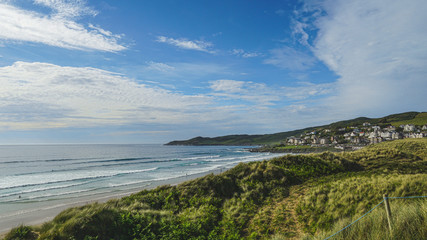Beach Woolacombe in Devon