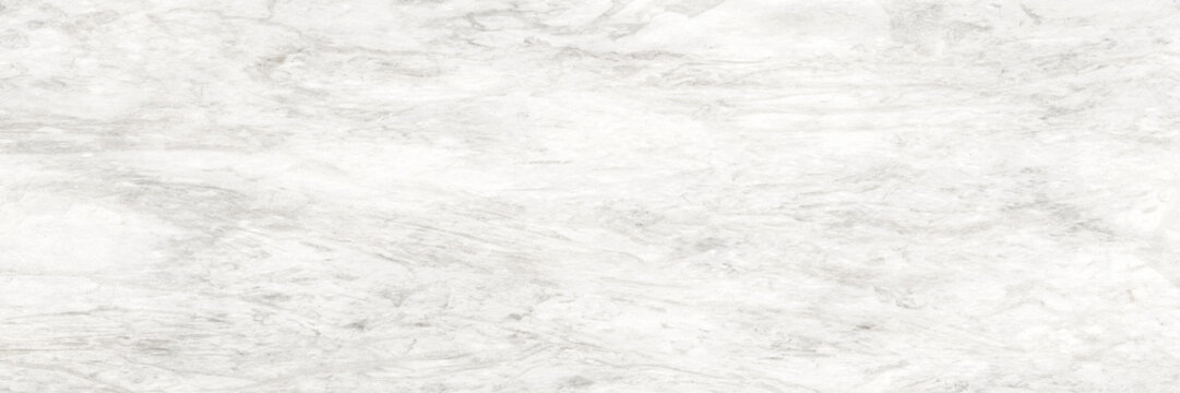 White and light gray pastel texture background. Abstract marble texture, stone natural patterns for design art work.Long panoramic horizontal format.