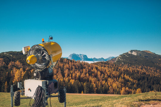 Umweltschutz Schneekanone