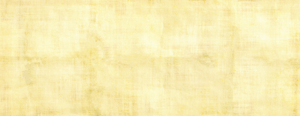 Old yellow light paper background.Light colored vintage paper background for design,web page with copy spice.Long panoramic format.