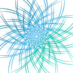 Stunning Mandala Art isolated on white background. Very beautiful rainbow design for decorating, wallpaper, backdrop, fabric and etc.