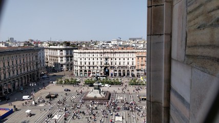 view of the city of milan