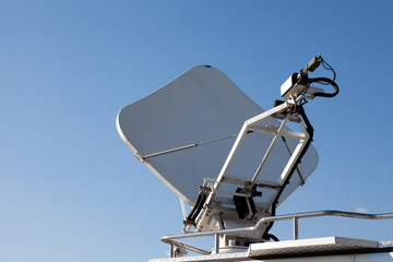 Satellites for telecommunications industry aimed into space