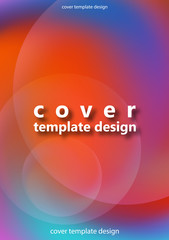 Abstract vibrant modern color design. Blurred texture of gradients. Background for banner, flyer, business card, poster, wallpaper, brochure, smartphone screen, mobile application.