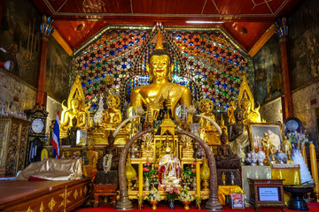 Fototapeta premium Buddha statue, Wat Doi Suthep temple, Chiang Mai, Thailand