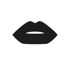 Lip icon. Simple vector illustration