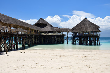 Beach cafe. Kendwa resort, Zanzibar, Tanzania, Africa