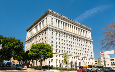Hall of Justice in Los Angeles City