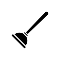 plunger - plumbing icon vector design template