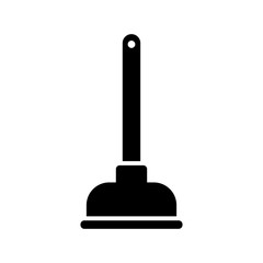plunger - plumbing icon vector design template